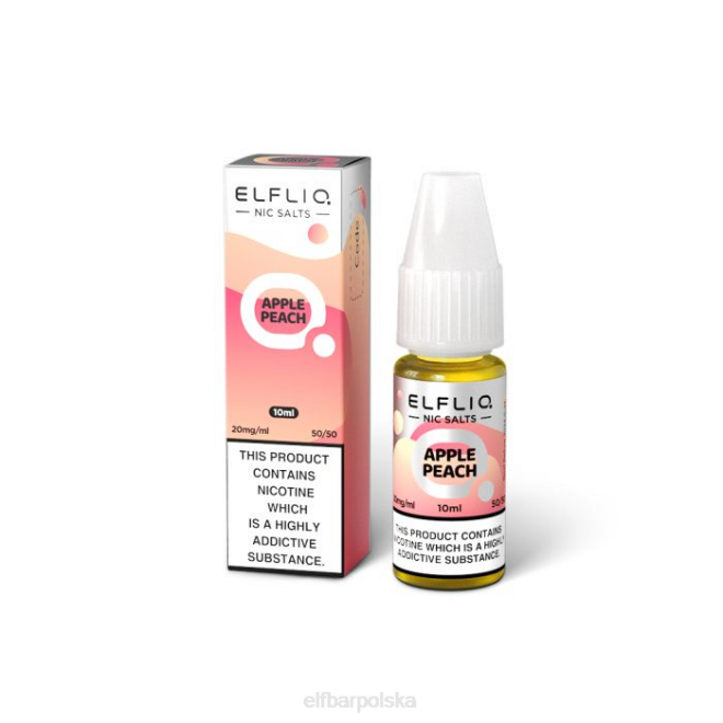 elfbar elfliq jabłkowo-brzoskwiniowe sole nic - 20ml-20mg/ml 42RP220