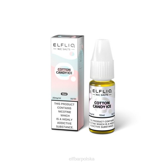 elfbar elfliq sól lodowa z watą cukrową - 10ml-20 mg/ml 42RP214
