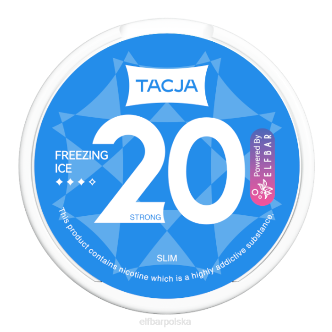 elfbar tacja woreczek nikotynowy - lód zamrażający - 1szt.-12mg/g 42RP228
