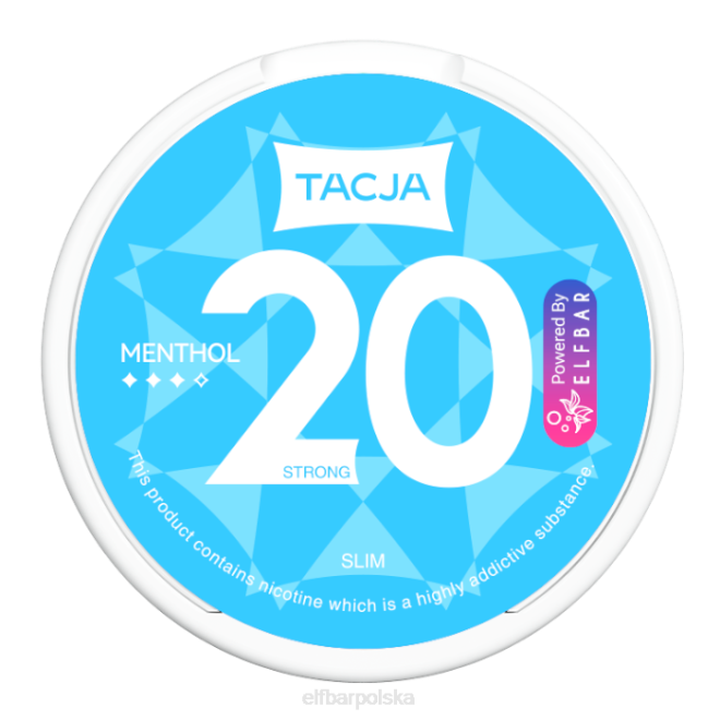 elfbar tacja woreczek nikotynowy - mentol - 1szt.-20mg/g 42RP223