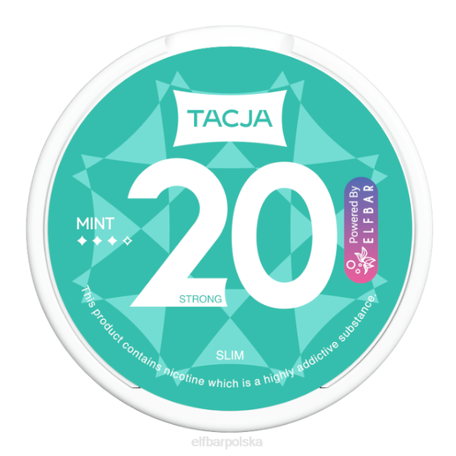 elfbar tacja woreczek nikotynowy - miętowy - 1szt.-20mg/g 42RP233
