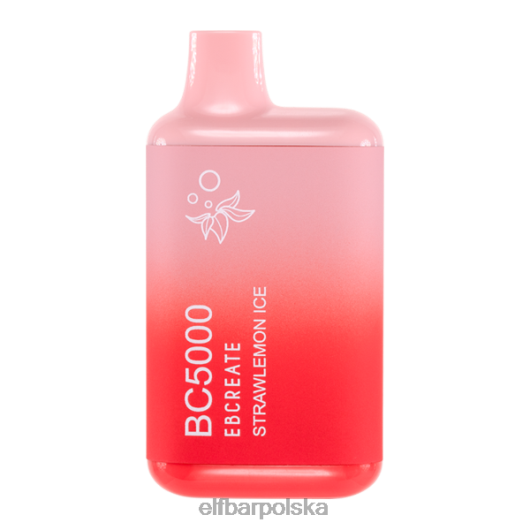 ELFBAR lód truskawkowy bc5000 konsumencki - 40mg - pojedynczy 2H2D51