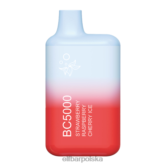 ELFBAR truskawka malina wiśnia lód konsumencki bc5000 - 50mg - pojedyncza 2H2D19