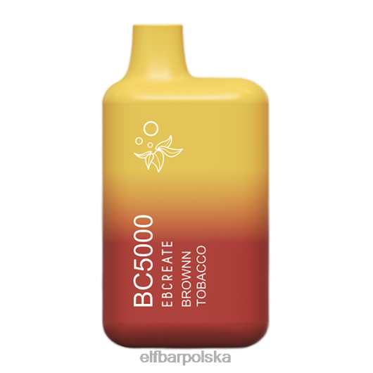 ELFBAR tytoń brownn bc5000 konsumencki - 40mg - pojedynczy 2H2D22