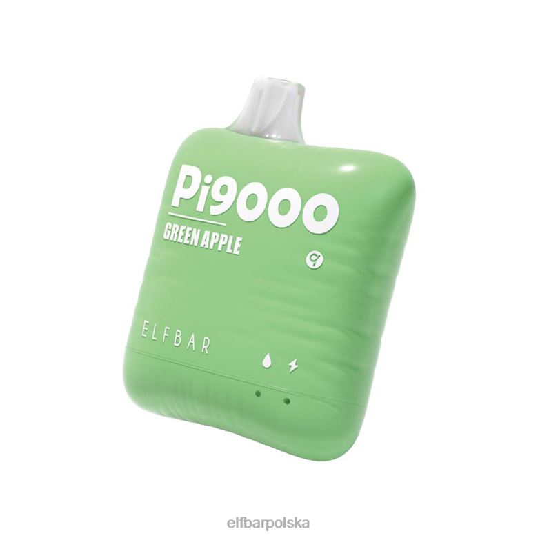 ELFBAR Jednorazowy waporyzator pi9000 9000 zaciągnięć 46XNB110 zielone jabłko