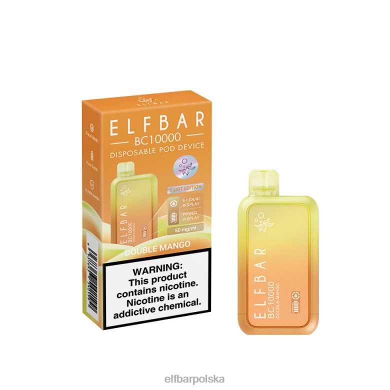 ELFBAR Najlepszy jednorazowy vape bc10000 o najlepszym smaku. Najlepsza sprzedaż 46XNB11 podwójne mango