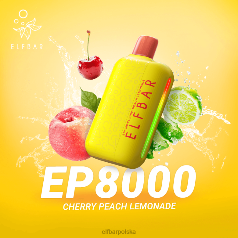 ELFBAR jednorazowe vape nowe zaciągnięcia ep8000 46XNB59 lód winogronowy
