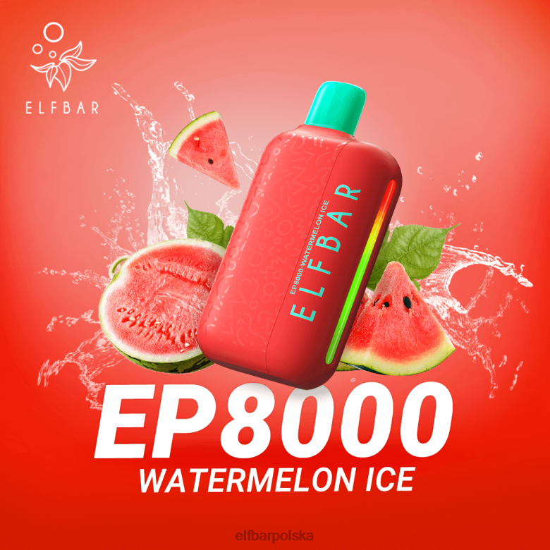 ELFBAR jednorazowe vape nowe zaciągnięcia ep8000 46XNB60 kiwi, marakuja, gujawa