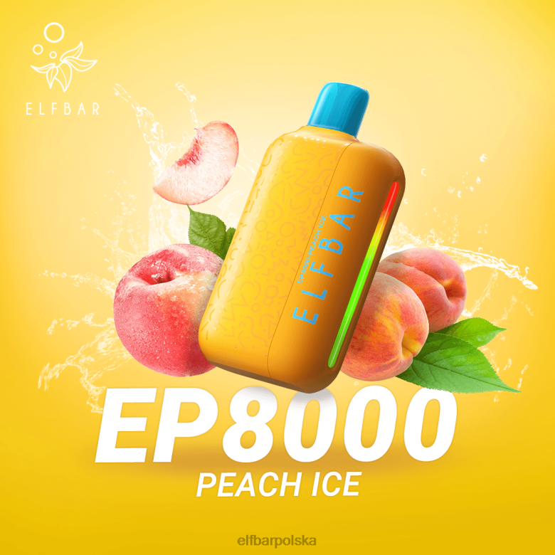 ELFBAR jednorazowe vape nowe zaciągnięcia ep8000 46XNB71 arbuz mango brzoskwinia