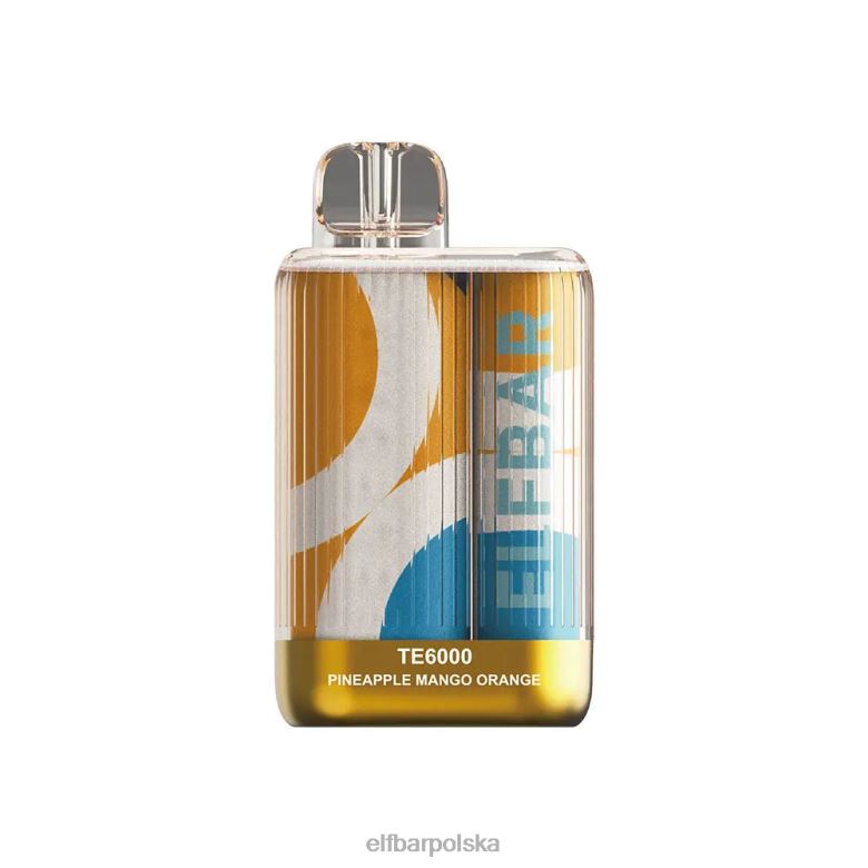 ELFBAR jednorazowe zaciągnięcia vape te6000 46XNB80 lody truskawkowe