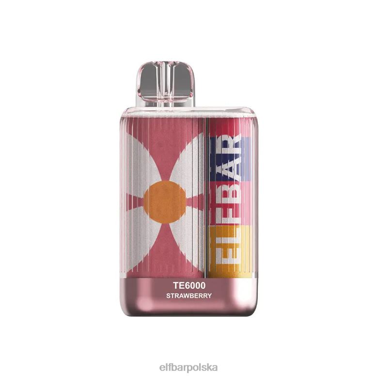 ELFBAR jednorazowe zaciągnięcia vape te6000 46XNB81 truskawka Banan