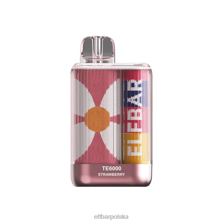 ELFBAR jednorazowe zestawy vape te6000 truskawkowe 46XNB95 truskawka