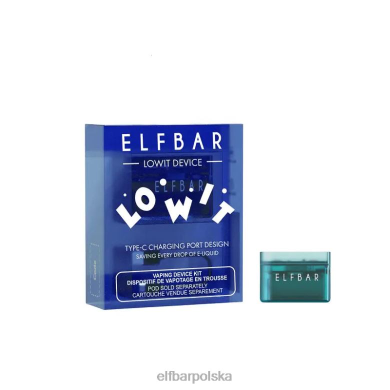 ELFBAR Lowit wstępnie napełnione urządzenie akumulatorowe 46XNB96 czarny