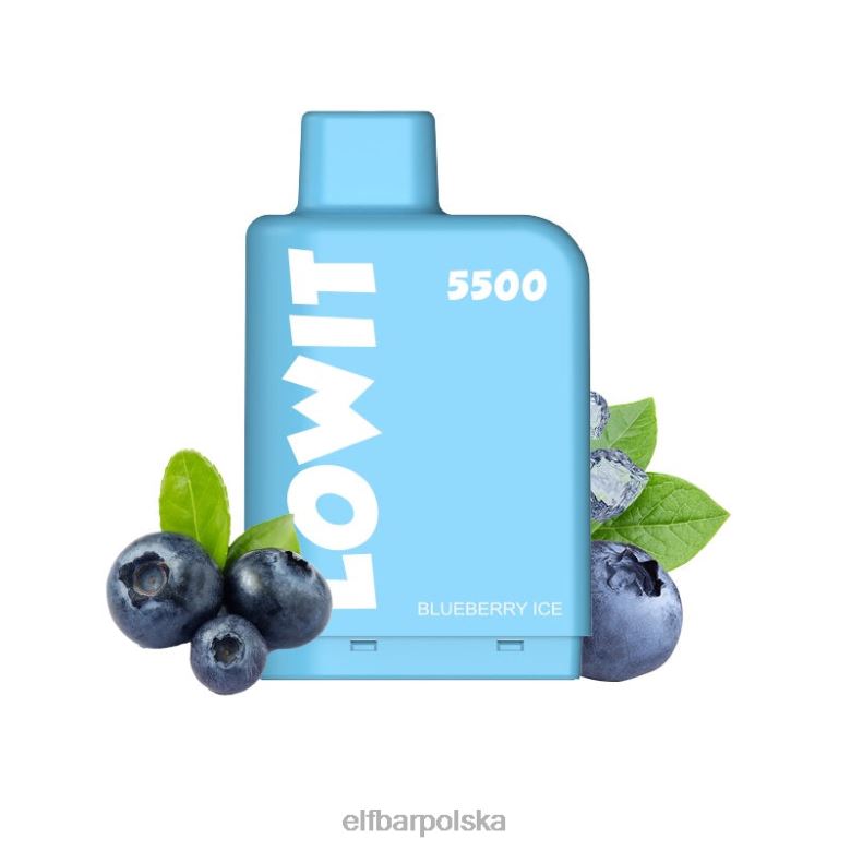 ELFBAR wstępnie napełniony zestaw kapsułek lowit 5500 2%nic 46XNB123 lód jagodowy