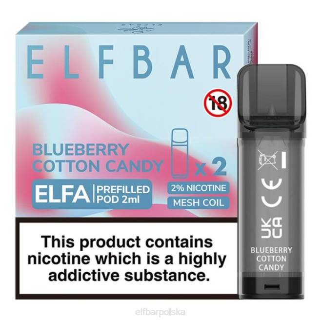 elfbar elfa kapsułka - 2ml - 20mg (2 opakowania) 42RP116 jabłko brzoskwinia