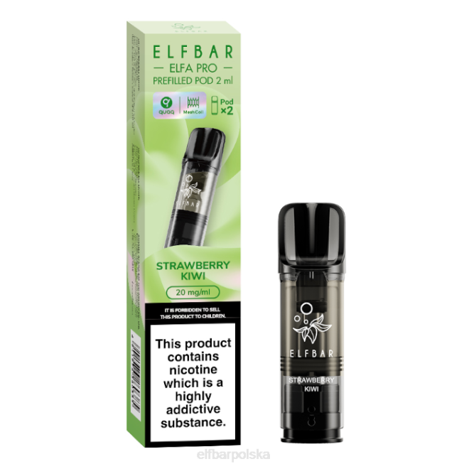 elfbar elfa pro napełnione kapsułki - 20 mg - 2 szt 42RP80 kiwi truskawkowe