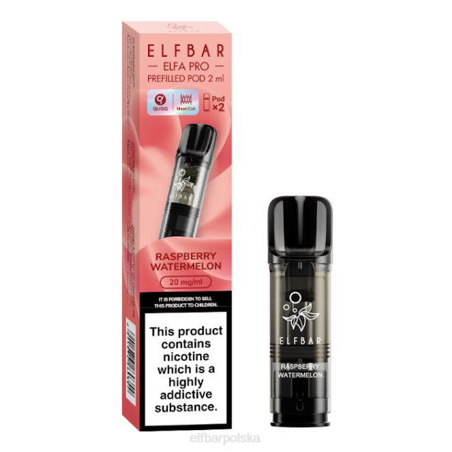 elfbar elfa pro napełnione kapsułki - 20 mg - 2 szt 42RP86 lód brzoskwiniowy