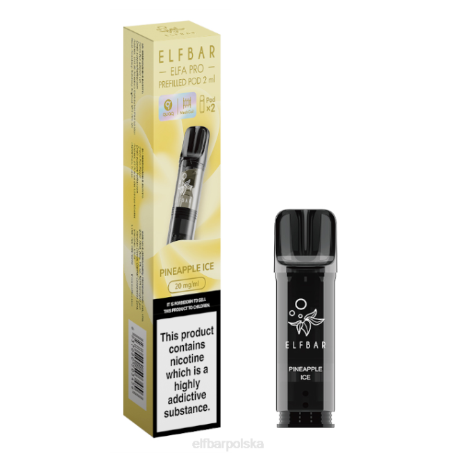 elfbar elfa pro napełnione kapsułki - 20 mg - 2 szt 42RP86 lód brzoskwiniowy