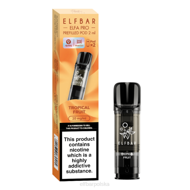 elfbar elfa pro napełnione kapsułki - 20 mg - 2 szt 42RP88 owoc tropikalny