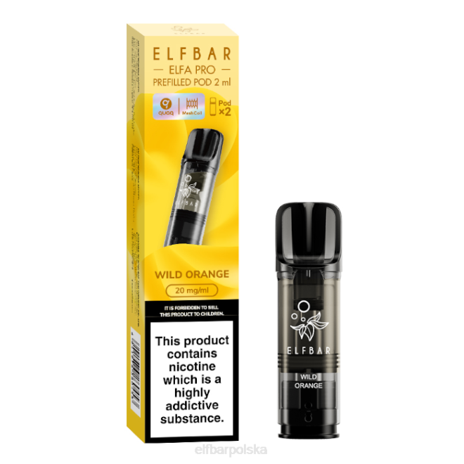 elfbar elfa pro napełnione kapsułki - 20 mg - 2 szt 42RP95 dzika pomarańcza