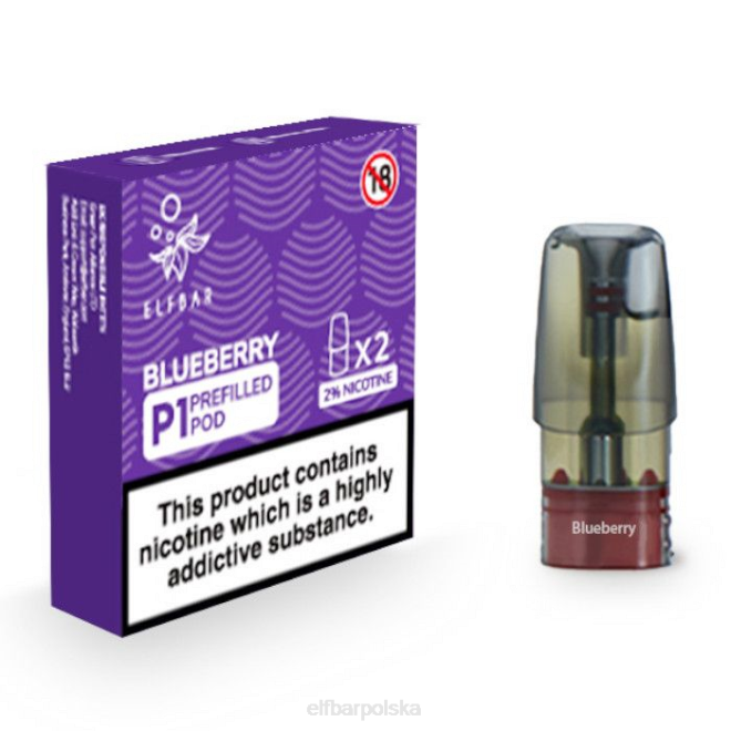 elfbar mate 500 p1 napełnione kapsułki - 20 mg (2 opakowania) 42RP144 jagoda