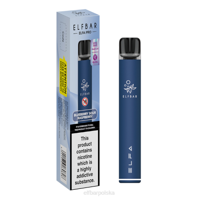 zestaw elfbar elfa pro pod - akumulator 42RP74 Twilight Purple + Mad Blue, wstępnie napełniona kapsuła