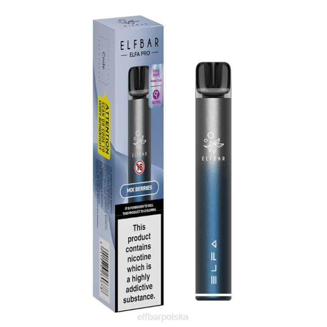 zestaw elfbar elfa pro pod - akumulator 42RP74 Twilight Purple + Mad Blue, wstępnie napełniona kapsuła